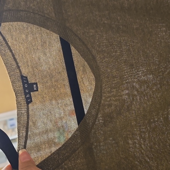 Theory Olive Women's Crewneck Sweater - Picture 14 of 14